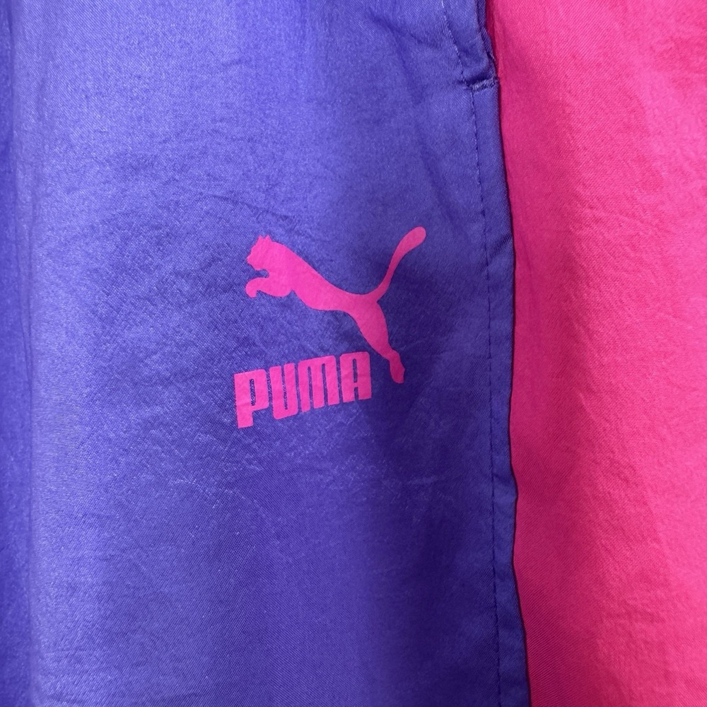 Puma TFS OG Retro Jogger Pants Sporty Luminous Purple Pink Women's XL Neon - Picture 5 of 14